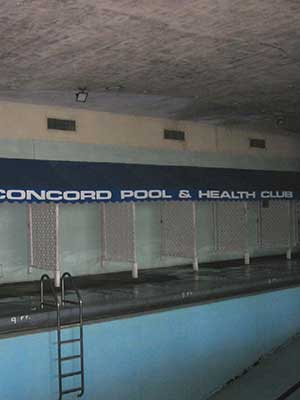 Uncontrolled humidity in health club forced the pool room to be shut down