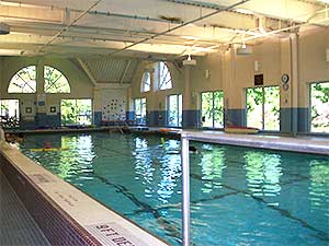 Indoor air quality controlled pool room at rehab hospital